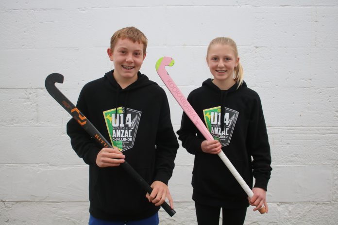 Mason & Grace hockey NZ camp